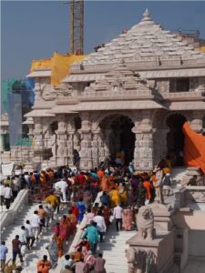 Read more about the article Work on first floor of Ram temple completed…see latest photos