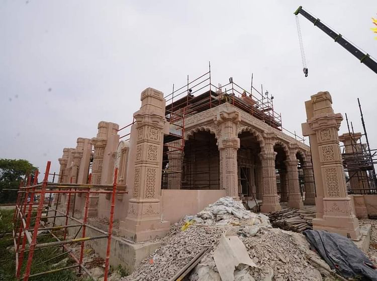 You are currently viewing Laborers Returned, Temple Construction Work Intensified – Ayodhya News