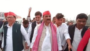 Read more about the article SP State President reached Ayodhya: Said- BJP created riot in Sambhal, Milkipur by-election postponed due to fear of defeat