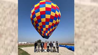 Hot air ballon service starts in Ayodhya.