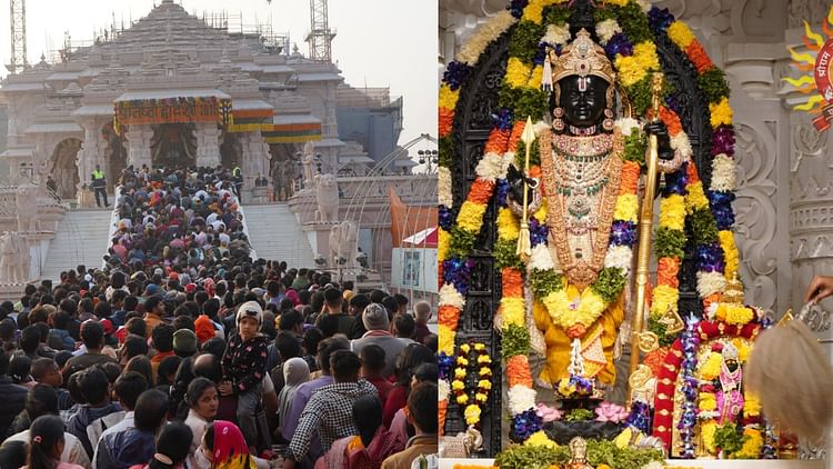 Read more about the article Pics Of Pratishtha Dwadashi Celebration In Ayodhya. – Amar Ujala Hindi News Live – Ayodhya:The atmosphere in Ayodhya is like the occasion of Prana Pratishtha, people said